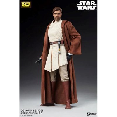 Sideshow Collectibles Obi-Wan Kenobi TCW Sixth Scale Figure