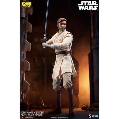 Sideshow Collectibles Obi-Wan Kenobi TCW Sixth Scale Figure