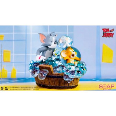 Soap Studio Tom And Jerry / Bath Time Statue