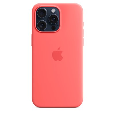 Apple iPhone 15 Pro Max için MagSafe özellikli Silikon Kılıf - Guava - MT1V3ZM/A