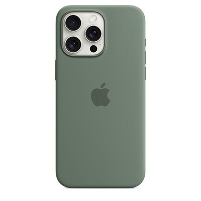 Apple iPhone 15 Pro Max için MagSafe özellikli Silikon Kılıf - Selvi - MT1X3ZM/A