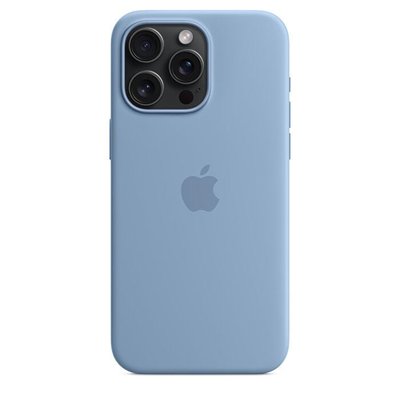 Apple iPhone 15 Pro Max için MagSafe özellikli Silikon Kılıf - Buz Mavisi - MT1Y3ZM/A