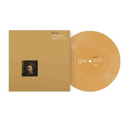 Beck Thinking About You(Limited Edition - Golden-Brown Vinyl) Single Plak