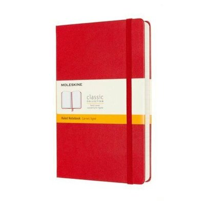 Moleskine Notebook Lg Expanded Rul S.Red Hard