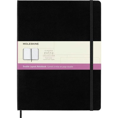 Moleskine Notebook Xl Rul-Pla Black Hard
