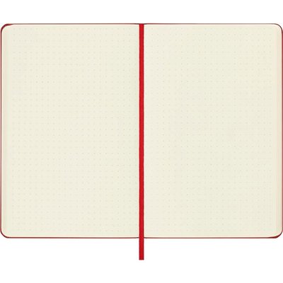 Moleskine Notebook Med Dot Scarlet Red Hard