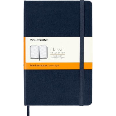 Moleskine Notebook Med Rul Sapphıre Blue Hard