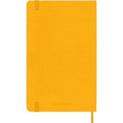 Moleskine Notebook Lg Rul Orange Ylw Hard Sılk