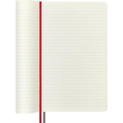 Moleskine Notebook Lg Expanded Rul S.Red Soft