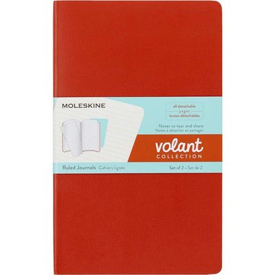 Moleskine Volant Jnls Lg Rul Cor.Oran Aqua.Blue