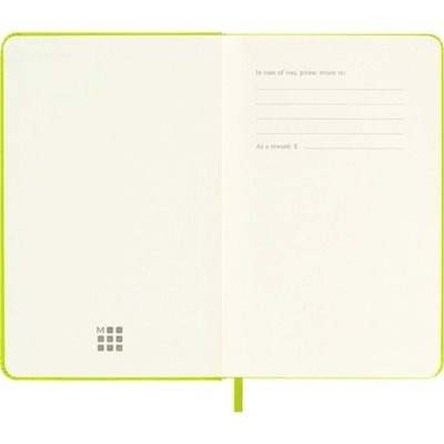 Moleskine Notebook Pk Pla Hard Lemon Green