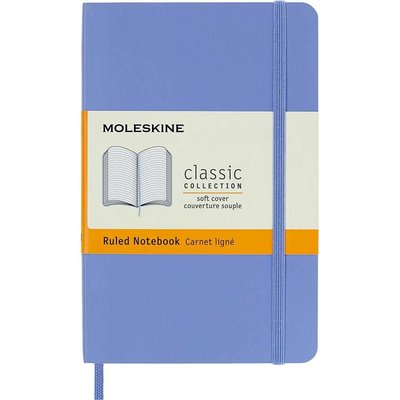 Moleskine Notebook Pk Rul Soft Hydrangea Blue