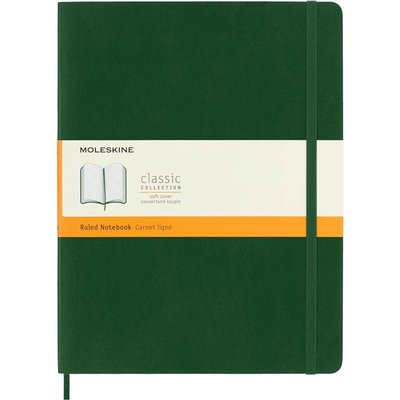 Moleskine Notebook Xl Rul Myrtle Green Soft