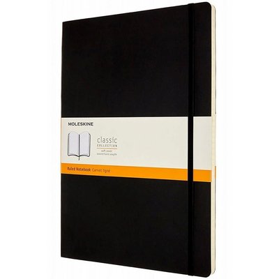 Moleskine Notebook A4 Rul Blk Soft
