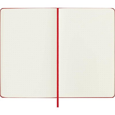 Moleskine Notebook Lg Dot Hard S.Red