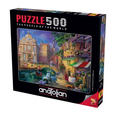 Anatolian Romantik Venedik 500 Parça Puzzle