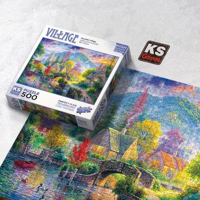 Ks Games Puzzle 500 Parça Mountain Village