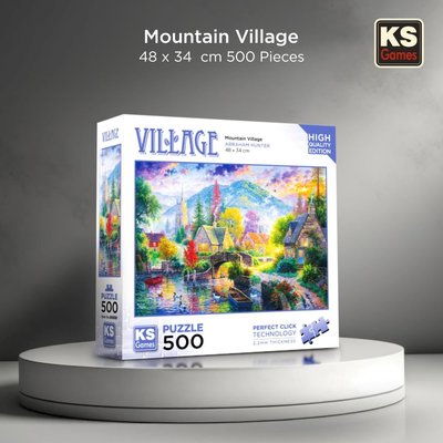 Ks Games Puzzle 500 Parça Mountain Village