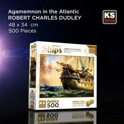 Ks Games Puzzle 500 Parça HMS Agamemnon in Atlantik