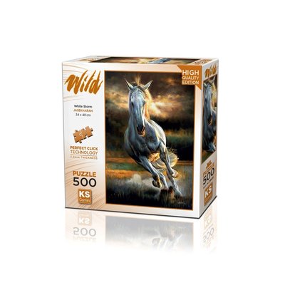 Ks Games Puzzle 500 Parça White Storm