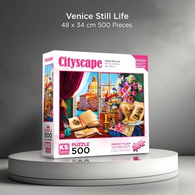 Ks Games Puzzle 500 Parça Venice Still Life