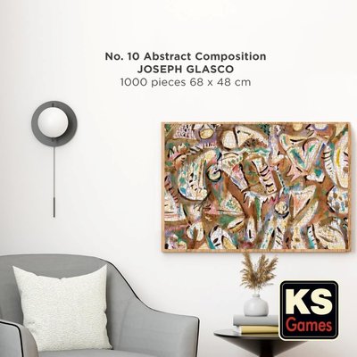 Ks Games Puzzle 1000 Parça No.10 Abstract Composition