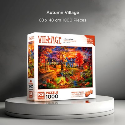 Ks Games Puzzle 1000 Parça Autumn Village