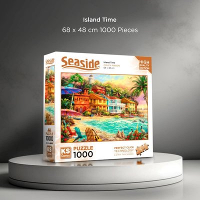 Ks Games Puzzle 1000 Parça Island Time