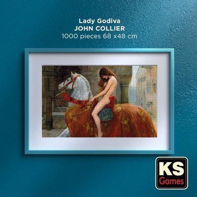 Ks Games Puzzle 1000 Parça Lady Godiva