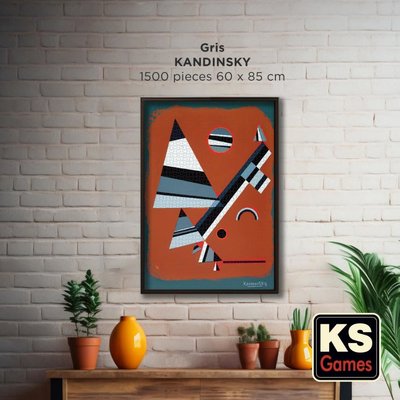 Ks Games Puzzle 1500 Parça Gris