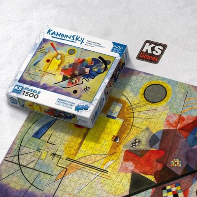 Ks Games Puzzle 1500 Parça Yellow Red Blue