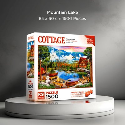 Ks Games Puzzle 1500 Parça Mountain Lake