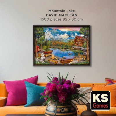 Ks Games Puzzle 1500 Parça Mountain Lake