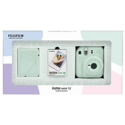 Instax Mini 12 Eko Bundle Box Anlık Fotoğraf Makinesi Mint Yeşi̇l