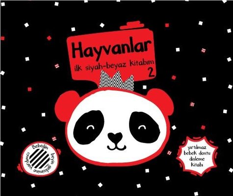 Hayvanlar 2 İlk Siyah Beyaz Kitabım - Yırtılmaz Kitap