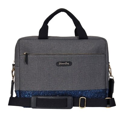 BloominBag Blueberry Glitter 15.6 inç Kadın Laptop / Macbook Çantası