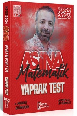 2024 KPSS Aşina Matematik Yaprak Test