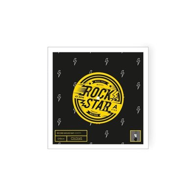 Mustard Rock N Roll Mouse Pad