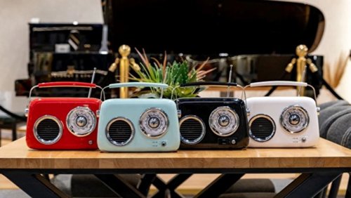 Kozmos Fb-R302-Gr Retro Radyo Ve Bluetooth Hoparlör - Açık Yeşil