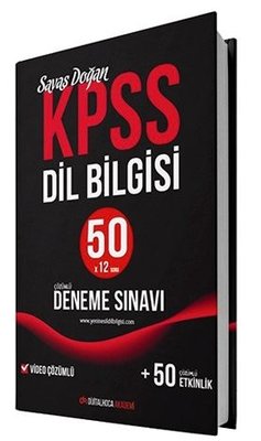 KPSS Dil Bilgisi Video Çözümlü 50 Deneme Sınavı