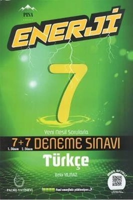 7. Sınıf Enerji Türkçe 7 + 7 Deneme Sınavı