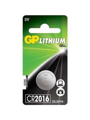 GP CR2016 Lityum 3 V 5'li Pil