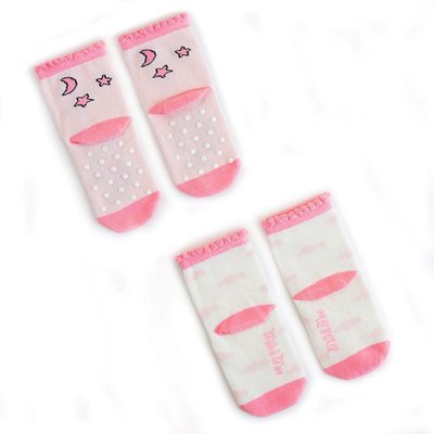 Milk&Moo Bebek Çorabı 4'lü Set Arı Vız Vız ile Çançin 0-12