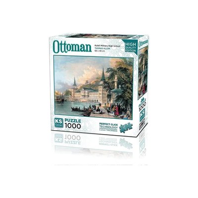 Ks Games Puzzle 1000 Parça Kuleli Askeri Kışlası 20737