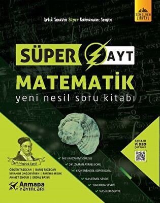 YKS AYT Matematik Yeni Nesil Süper Soru Kitabı