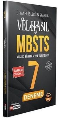 Diyanet Sınavları MBSTS Velhasıl Tamamı Çözümlü 7 Deneme