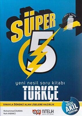 5. Sınıf Türkçe Süper Yeni Nesil Soru Kitabı