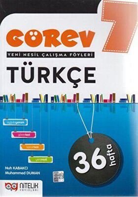 7. Sınıf Türkçe Görev Yeni Nesil Çalışma Föyleri