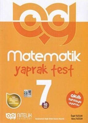 7. Sınıf Matematik 40 Yaprak Test