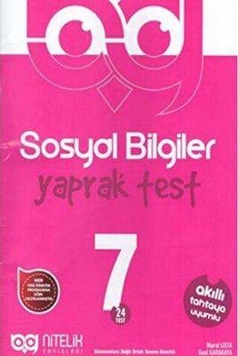 7. Sınıf Sosyal Bilgiler Yaprak Test